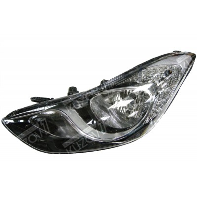 Передняя фара (левая) 2010-2013 AVG для HYUNDAI ELANTRA 2010-2015 - фото