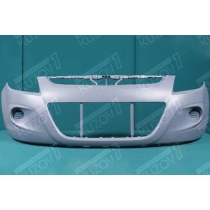 БАМПЕР ПЕРЕДНИЙ (ГРУНТОВАННЫЙ) СЕРЫЙ, БЕЗ ОТВ ПОД ПРОТИВОТУМАНКИ - фото