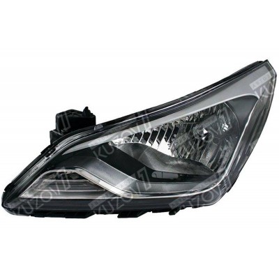 Передняя фара (левая) Russia, DEPO для HYUNDAI SOLARIS 2014-2017 - фото