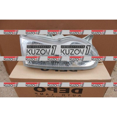 Передняя фара (правая) DEPO для HYUNDAI SONATA 1996-1998 - фото