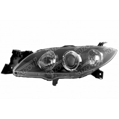 Передняя фара (левая) Электрическая, DEPO для MAZDA 3 2003-2006 - фото