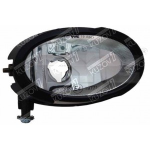 ПРОТИВОТУМАННАЯ ФАРА (ПРАВАЯ) EURO-TYPE, ПОД ОБЫЧНЫЙ БАМПЕР, БЕЗ РАМКИ, TYC - фото