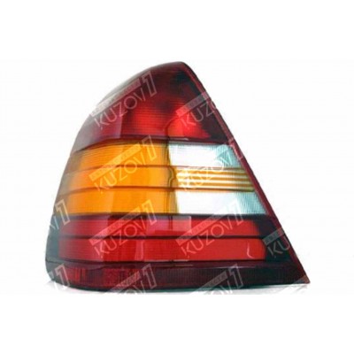 Задний фонарь (левый) Красно-Желтый, DEPO для Mercedes C (W202) 1993-2000 - фото