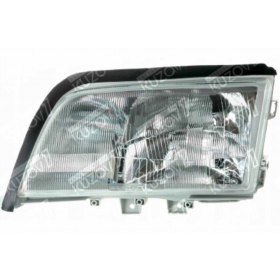 Передняя фара (левая) DEPO для Mercedes C (W202) 1993-2000 - фото