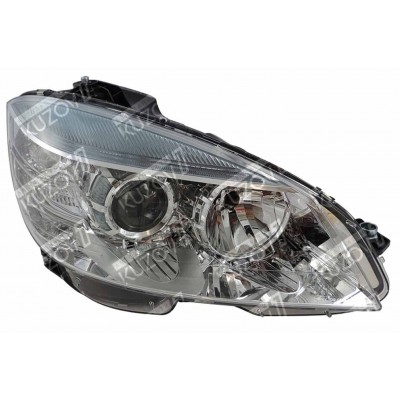 Передняя фара (правая) TYC для Mercedes C (W204) 2007-2010 - фото