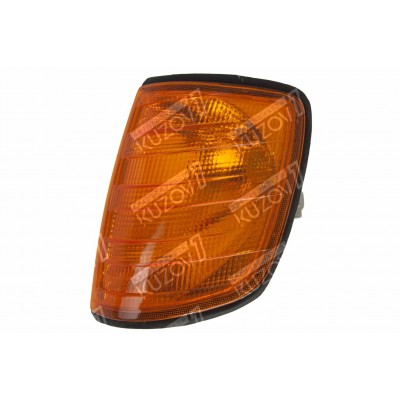 Указатель поворота (левый) Желтый, DEPO для Mercedes E (W124) 1984-1993 - фото