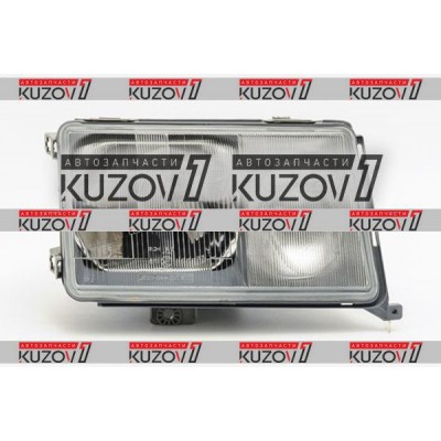 Передняя фара (правая) Серый Отражатель, DEPO для Mercedes E (W124) 1984-1993 - фото