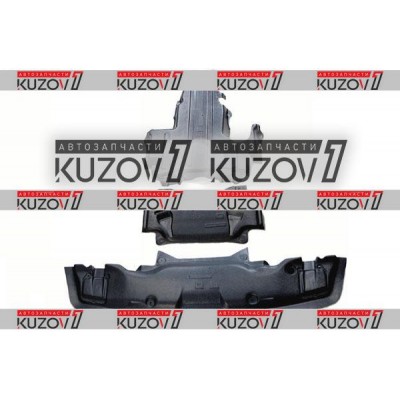 Защита Двигателя + Бампера + Коробки Передач (пластик) Florimex для Mercedes E (W210) 1999-2002 - фото