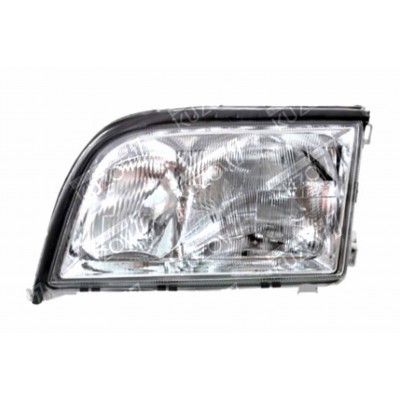 Передняя фара (левая) DEPO для Mercedes S (W140) 1995-1998 - фото