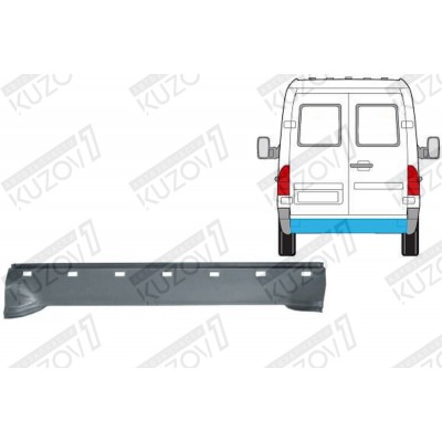 Панель Задняя, Klokkerholm для Mercedes Sprinter 1995-2000 - фото