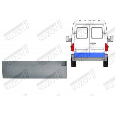 Дверь Задняя (правая) POLCAR для Mercedes Sprinter 1995-2000 - фото