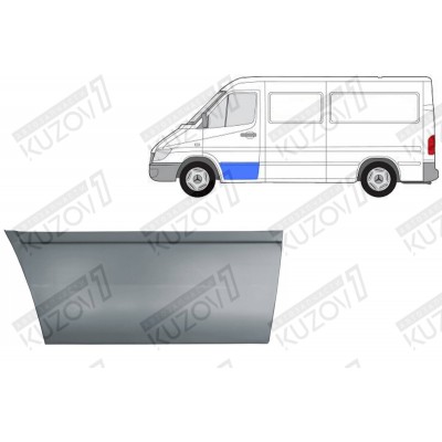 Дверь Передняя (левая) 31 См POTRYKUS для Mercedes Sprinter 2000-2006 - фото
