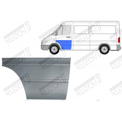 Дверь Передняя (левая) 64 См Klokkerholm для Mercedes Sprinter 2000-2006 - фото
