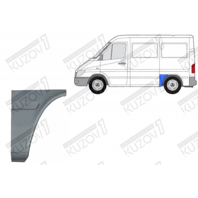 Крыло Заднее (левое) Передняя Часть POTRYKUS для Volkswagen LT 1996-2006 - фото