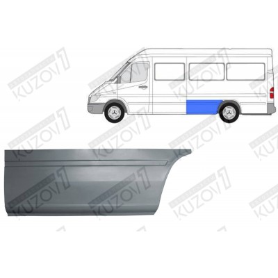 Крыло Заднее (левое) Передняя Часть POTRYKUS для Mercedes Sprinter 1995-2000 - фото