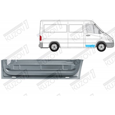 Дверь Передняя (правая) Нижняя POLCAR для Volkswagen LT 1996-2006 - фото