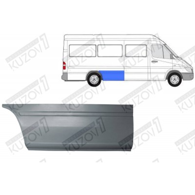 Крыло Заднее (правое) Передняя Часть POTRYKUS для Mercedes Sprinter 2000-2006 - фото