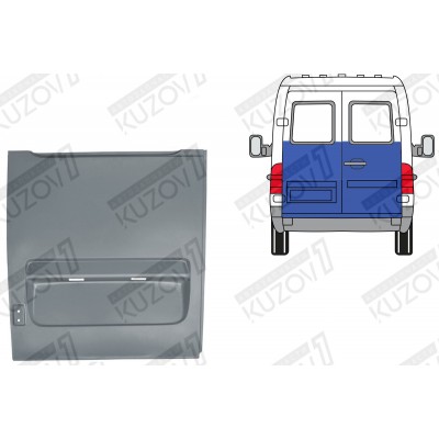 Дверь Задняя (левая) До Стекла, Potrykus для Volkswagen LT 1996-2006 - фото