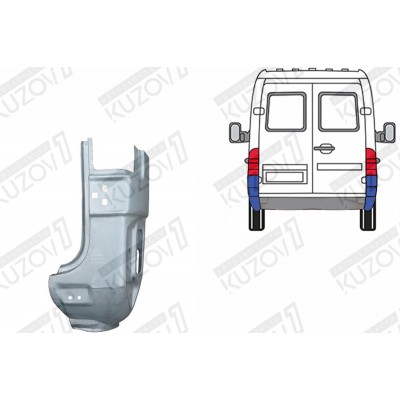 Панель Задняя, POTRYKUS для Mercedes Sprinter 1995-2000 - фото