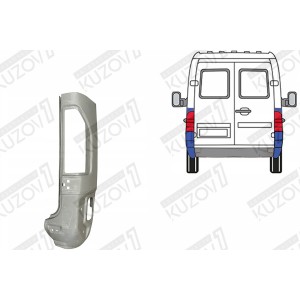 ЗАДНЯЯ СТОЙКА (ПРАВАЯ) 99 СМ, НИЖНЯЯ ЧАСТЬ  - фото