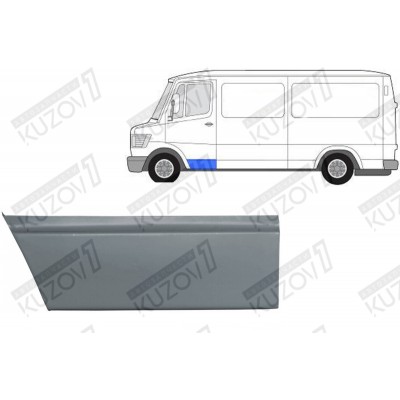 Дверь Передняя (левая) Polcar для Mercedes T1 (207-410) 1977-1995 - фото