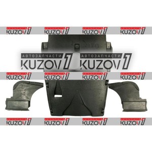 ЗАЩИТА ДВИГАТЕЛЯ ЦЕНТРАЛЬНАЯ + 2 БОКОВЫЕ (ПЛАСТИК) КРОМЕ CDI, FLORIMEX - фото