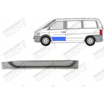 Дверь Передняя (левая) Нижняя POTRYKUS для Mercedes VIANO 2003-2010 - фото