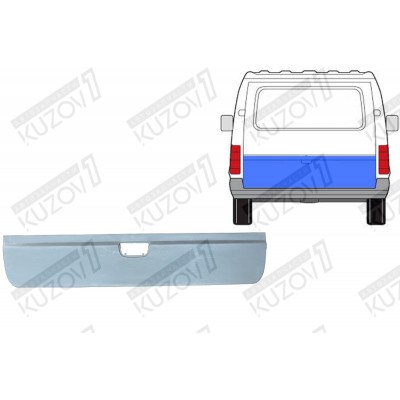 Дверь Задняя (хлопушка) POLCAR для Mercedes VITO 2003-2010 - фото