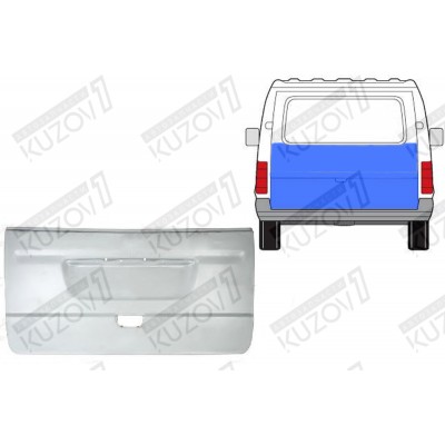 Дверь Задняя (хлопушка) Potrukus для Mercedes VITO 2003-2010 - фото