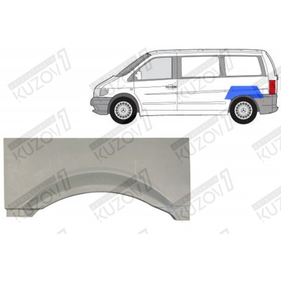 Арка задняя (левая) POLCAR для Mercedes VITO 2003-2010 - фото