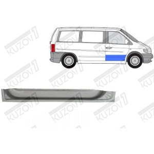 ДВЕРЬ ПЕРЕДНЯЯ (ПРАВАЯ) НИЖНЯЯ ВНУТРЕННЯЯ ЧАСТЬ, ОРИГИНАЛ, 0.8 ММ, ПОЛЬША - фото