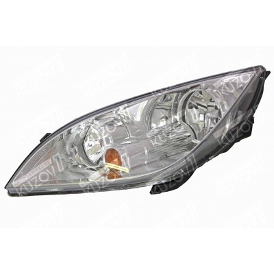 Передняя фара (левая) Хром, DEPO для Mitsubishi Colt 2003-2008 - фото