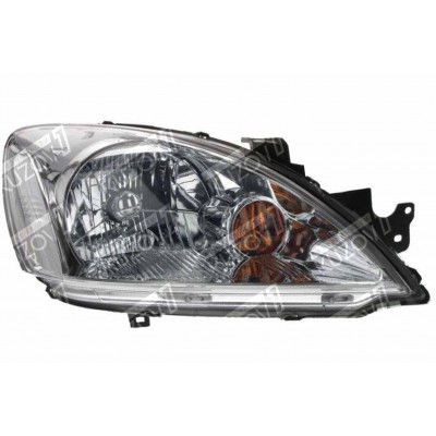 Передняя фара (правая) Хром, Электрическая, DEPO для Mitsubishi Lancer 2003-2007 - фото