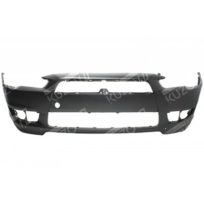 Бампер передний (грунтованный) TYG для Mitsubishi Lancer 2007-2011 - фото