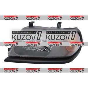 ПЕРЕДНЯЯ ФАРА (ЛЕВАЯ) ЧЕРНАЯ РАМКА / ТЕМНАЯ ВНУТРИ, TYC - фото