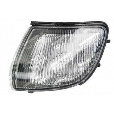 Указатель поворота (левый) Белый, DEPO для Mitsubishi SPACE GEAR 1997-2002 - фото