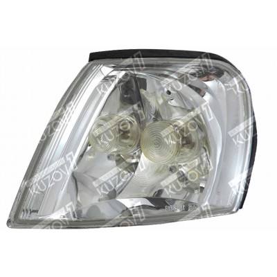 Указатель поворота (левый) Прозрачный, TYC для Mitsubishi Space Star 1998-2002 - фото