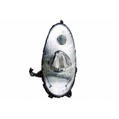 Передняя фара (правая) Хром, DEPO для Nissan MICRA 2002-2010 - фото