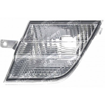 Указатель поворота (левый) Белый, TYC для Nissan MICRA 2002-2010 - фото