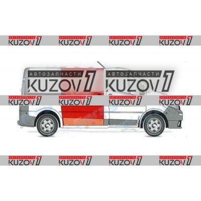 Дверь Боковая Сдвижная (правая) До Крыши Klokkerholm для Nissan PRIMASTAR 2001-2006 - фото