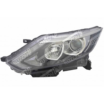 Передняя фара (левая) Led Фары, TYC для Nissan QASHQAI 2013-2016 - фото