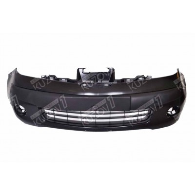 Бампер передний (черный) TYG для Nissan TIIDA 2007-2014 - фото