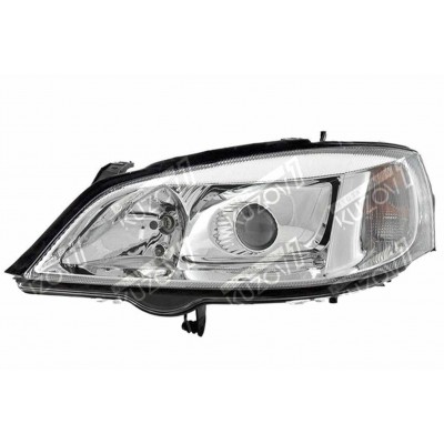 Передняя фара (левая) Xenon, DEPO для OPEL ASTRA G 1998-2005 - фото