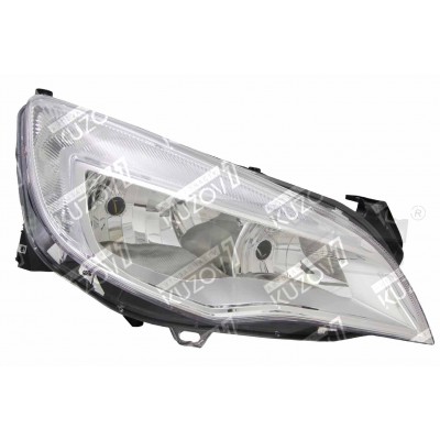 Передняя фара (правая) Хром, DEPO для OPEL ASTRA J 2010-2012 - фото