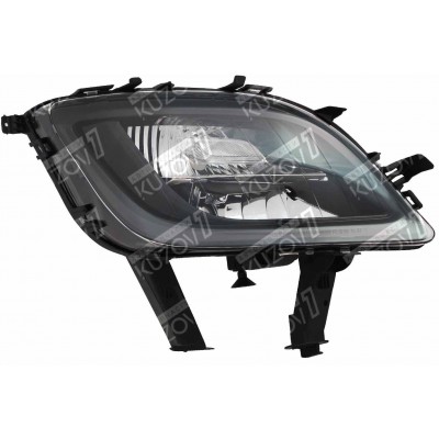 Противотуманная Фара+Поворот (правая) Темная, TYC для OPEL ASTRA J 2010-2012 - фото