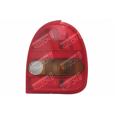 Задний фонарь (правый) Красный, С Желтым Поворотом, TYC для OPEL CORSA B 1993-1997 - фото