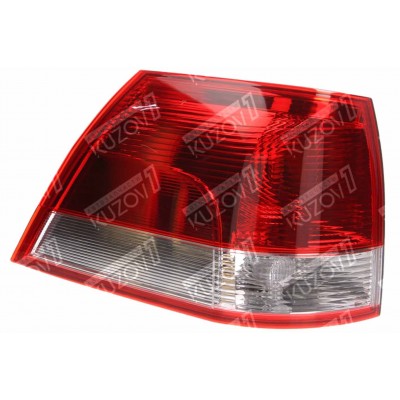 Задний фонарь (левый) наружный, С Белым Поворотом, DEPO для OPEL VECTRA C 2002-2005 - фото