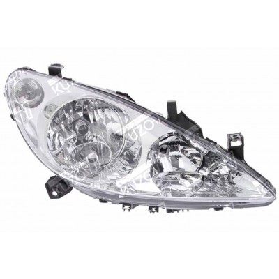 Передняя фара (правая) Без Моторчика, TYC для PEUGEOT 307 2000-2005 - фото