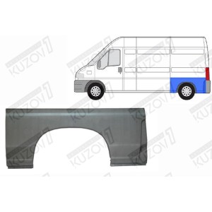 КРЫЛО ЗАДНЕЕ (ЛЕВОЕ) РЕМКОМПЛЕКТ, ОРИГИНАЛ, 1.0 ММ, ДАНИЯ - фото