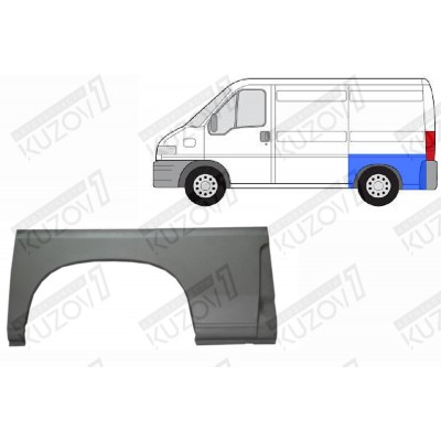 Крыло Заднее (левое) Potrykus для FIAT DUCATO 1994-2002 - фото